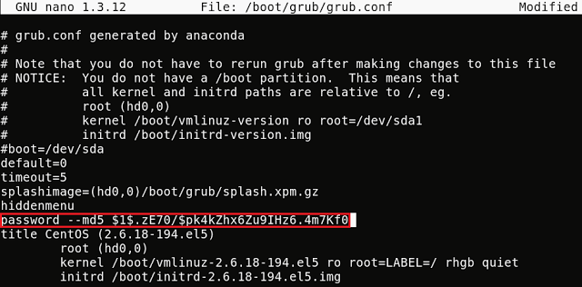 Configure GRUB Configuration file