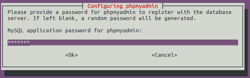 Set Password for PHPMyAdmin