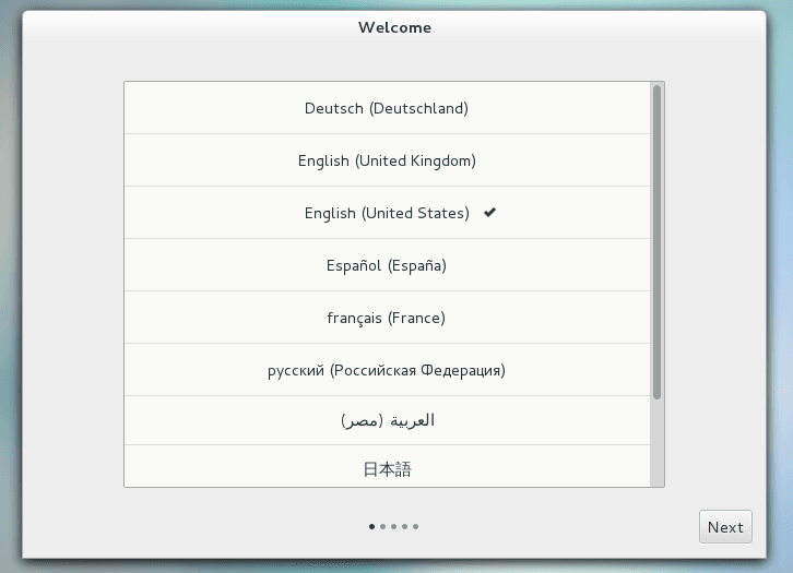 Startup settings for CentOS 7