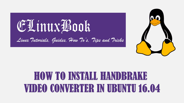 handbrake video converter how to use ubuntu